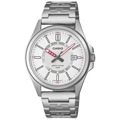Zegarek Męski Casio MTP-E700D-7EVEF srebrny