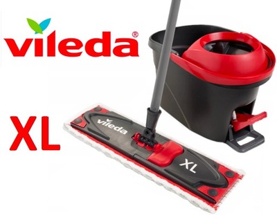 Wiadro i mop płaski Vileda Ultramax Turbo XL 42 cm