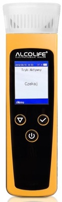 ALCOHOLÍMETRO ALCOLIFE GO BEZUSTNIKOWY MONITOR LCD  