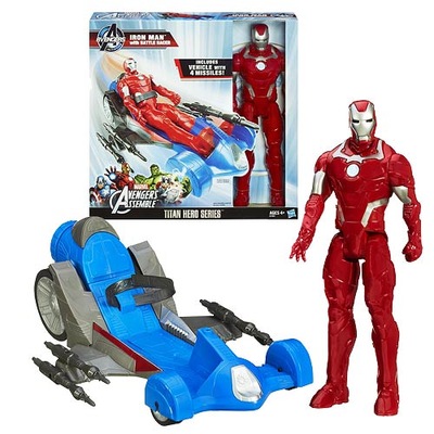 IRON MAN SAMOCHÓD BATTLE RACER HASBRO A7363 R3.B445