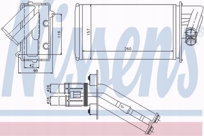 HEATER RENAULT LAGUNA 94-, LAGUNA II 01-  