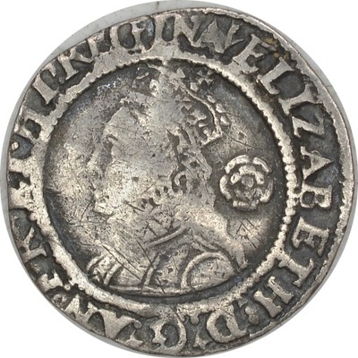 6.fu.ANGLIA, ELŻBIETA I, 3 PENSY 1562