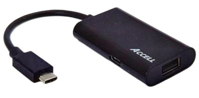 Accell USB-C do USB-A 3.0 z szybkim ładowan USB-C