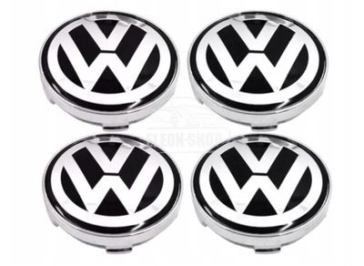 VW TAPACUBOS ZNACZKI KAPSLE PARA ALUFELG 60MM/56MM  