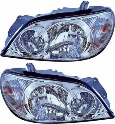 Фары лампы kia carnival 99- kpl l+p фото №1