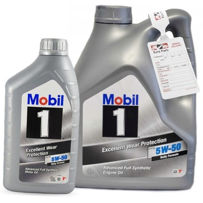 OLEJ MOBIL 1 FS X1 5W50 API SN SM SL 4L+1L - 5L