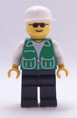Lego figurka trn030 zielona kurtka 4555 1817