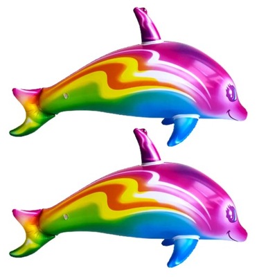 Prezent Zabawki plażowe dla dzieci Nadmuchiwany delfin 2 szt