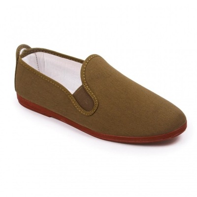 WYGODNE ESPADRYLE TENISÓWKI WKŁADANE khaki r. 42