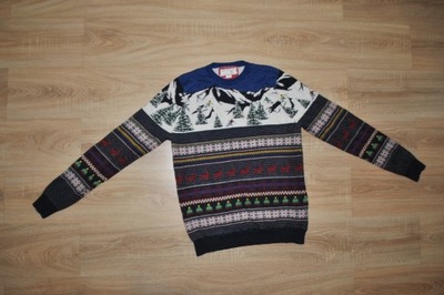 RENIFERKI sweterek świąteczny sweter ŚWIĘTA r. XL BDB