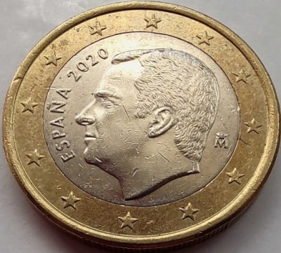 3774 - Hiszpania 1 euro, 2020