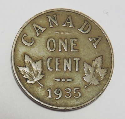 KANADA 1 cents 1935
