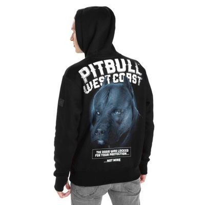 Bluza z kapturem Pit Bull Black Dog Czarna XXL