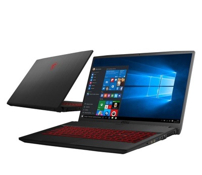 OUTLET Laptop MSI GF75 i5-10500H 16GB 512GB SSD M.2 Win10 RTX3050 144Hz