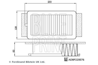 FILTRO AIRE ADBP220076  