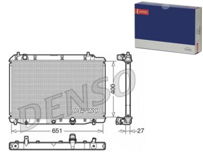 Denso радіатор wody honda cr-v ii 2.2 ctdi rd_ фото №1