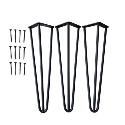 Noga Metalowa Hairpin Legs 45CM 3 Prętowa 3 sztuki