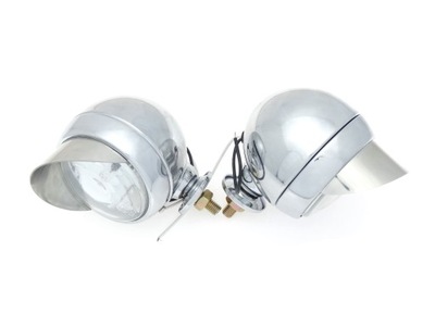 LAMPY LIGHTBARY CHROM DASZKI KOMPLET