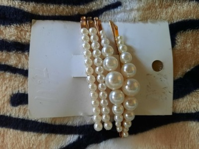Zestaw 4 wsuwek perłowych do włosów H&M