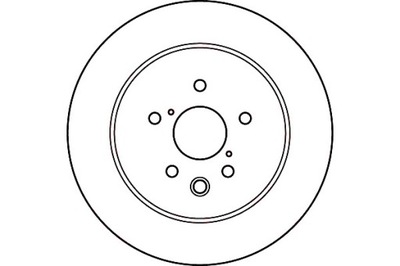 Trw гальмівні диски гальмівні 2szt lexus задня gs is 05- фото №1