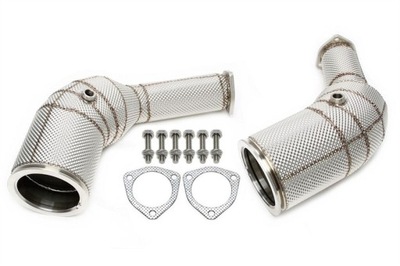 DOWNPIPE + CATALIZADOR AUDI A6 RS6 C8 A7 RS7 19+ TATECHNIX  