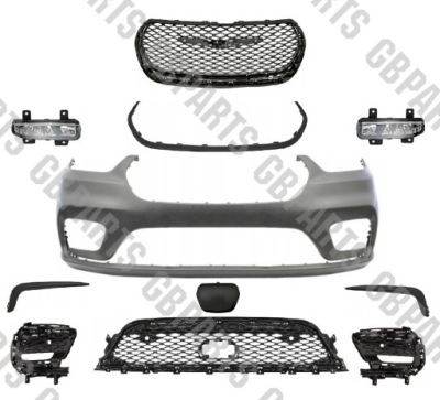 Kompletny бампер pdc pod радар противотуманные фары чёрный chrysler pacifica 2021 2022 фото №1