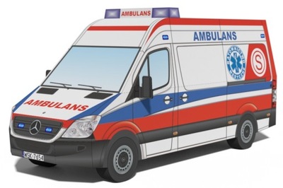 Mercedes Sprinter Ambulans, dla dzieci, Kex055