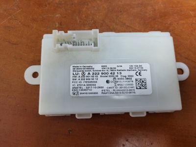 Модуль блок управления keyless mercedes w205 a2229004213 фото №1