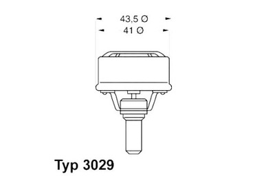 Wahler 3029.89 термостат, середина охолоджуючий фото №1