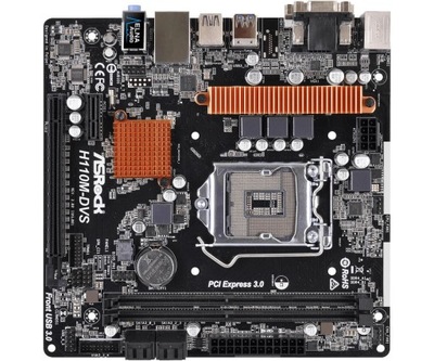 Płyta główna ASRock H110M-DVS R3.0 Intel Socket 1151 DDR4 Micro ATX