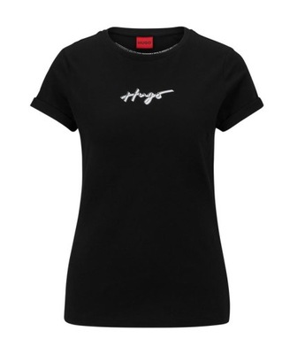 Hugo t-shirt 50486327 001 czarny L