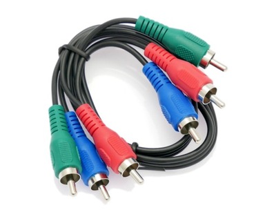 Kabel Component RGB 3xRCA -3xRCA (Cinch) 0,5m