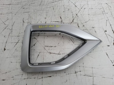 Молдинг рамка решётки бампера перед audi q2 lift левая фото №1