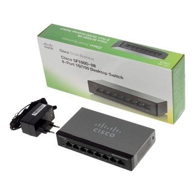 CISCO SF100D-08 8-PORT 10/100 DESKTOP SWITCH SF100D-08-EU