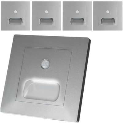 4xOPRAWA LED OŚWIETLENIE LAMPKA SCHODOWA LED 230V