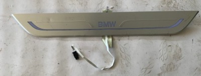 Накладка порог подсвеченная передняя bmw 7 g11 g12 фото №1