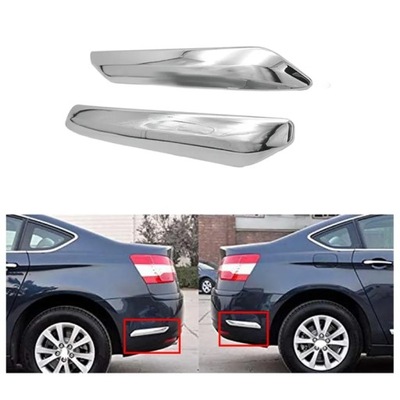 1PAIR REAR BUMPER STRIP COVER TRIM CROMO DECORATION PARA CITROEN C5 ~58291  