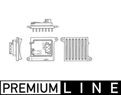 REGULATOR, VENTILIATORIUS PŪTIMO : VIDAUS AUTOMOBILIO MAHLE ABR 36 000P 