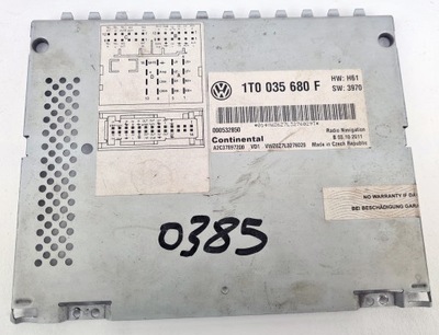 VW PASSAT B7 RNS 510 CUERPO RADIO PROTECCIÓN SUPERIOR  