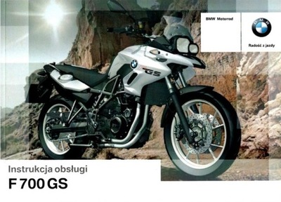 BMW F 700 GS POLSKA MANUAL OBSLUGI- MOTOCYKLA.  