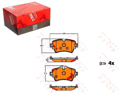 Тормозные колодки тормозные mini mini clubman cooper f54 фото №1