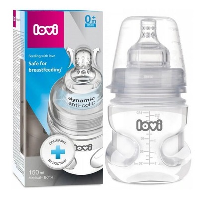 LOVI medical BUTELKA DO KARMIENIA 150ml 0m+ mini