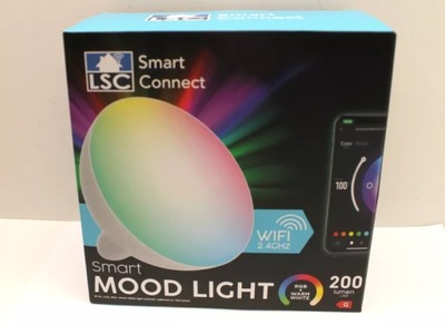 INTELIGENTNA NASTROJOWA LAMPA RGB + WARM WHITE SMART CONNECT WIFI MUSIC