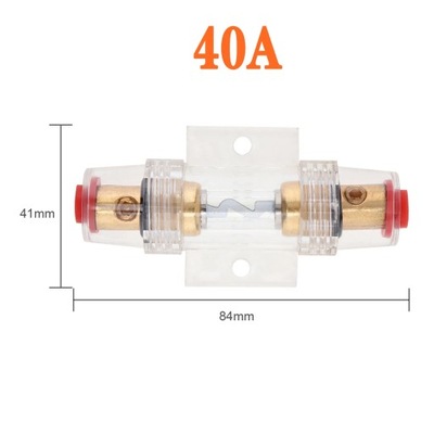 1PCS CAR AUDIO REFIT FUSE HOLDER 4/8 AND 10 GAUGE WIRE WITH 60 AMP F~3097