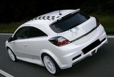 Spoiler dachowy daszek OP do Opel Astra H III 3dz