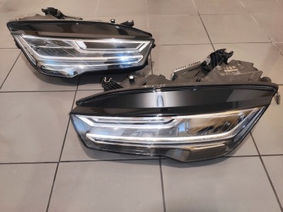 Audi a7 4g lift лампа перед full led matrix комплектна ліва права оригінал фото №1