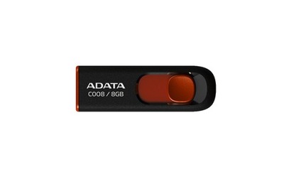 Adata AC008-16G-RKD 16 GB, USB 2.0 Pendrive Czarny