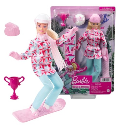 Barbie Sporty Zimowe Kariera Snowboardzistka HCN32
