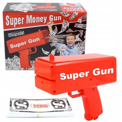 Money Gun Supreme Pistolet pieniędzy funny prezent