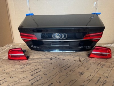 Audi a8 d4 long lift крышка багажника лампы mdrix бампер задняя ly8x orginał 4h0807511f фото №1
